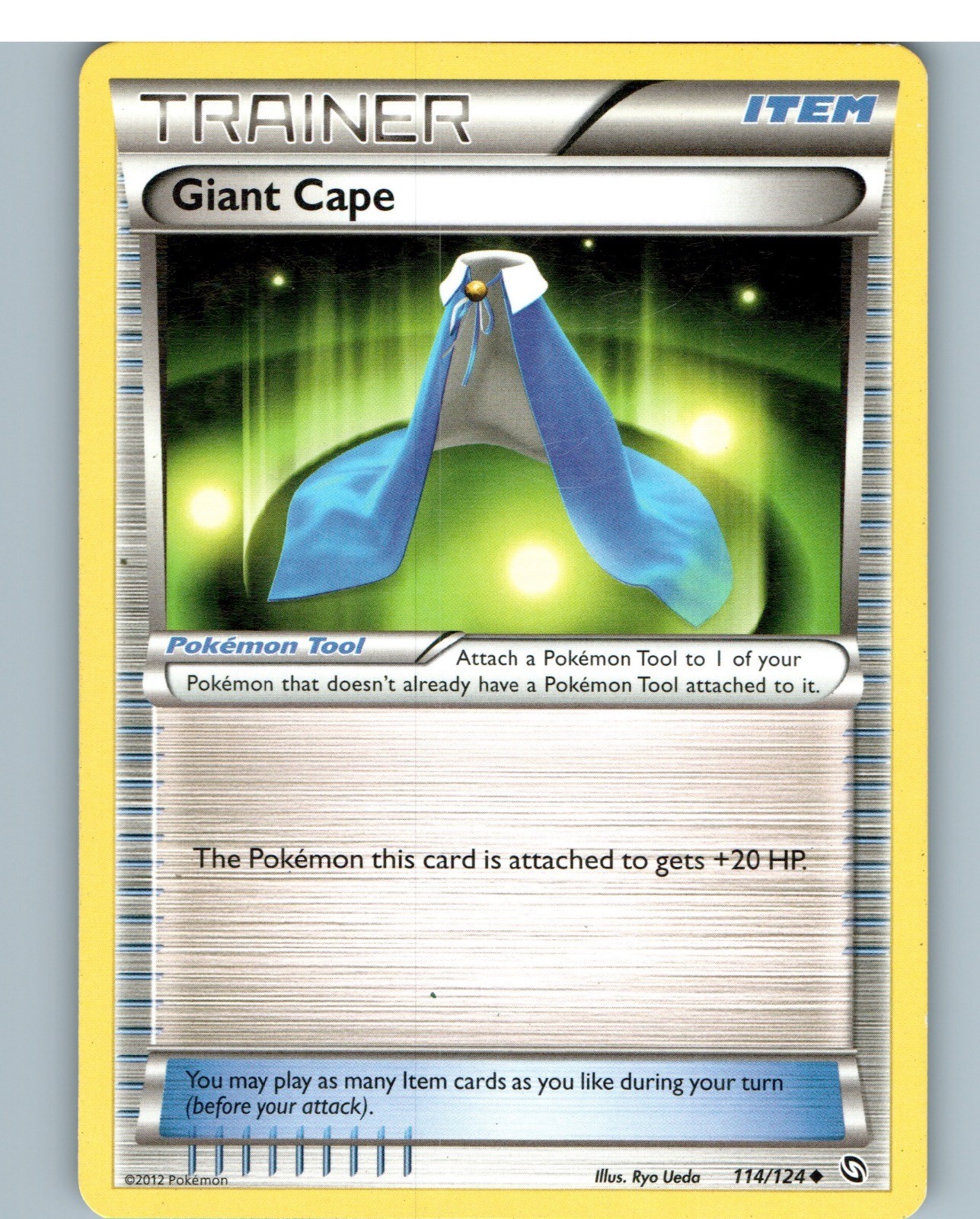 Giant Cape 114/124 Uncommon Dragons Exalted Pokemon Moderately Played