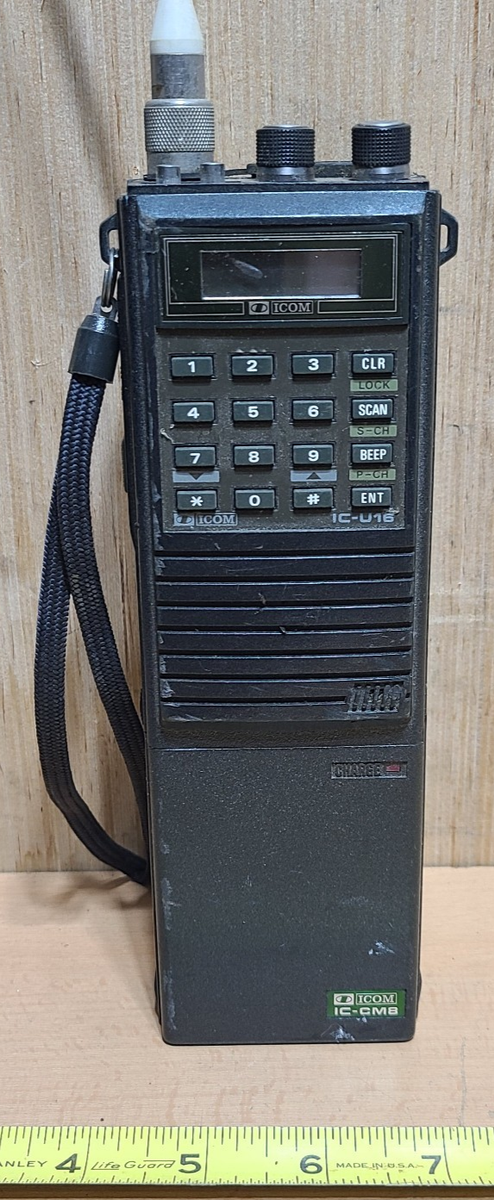 ICOM Handheld Radio IC-U16, AS IS untested | eBay
