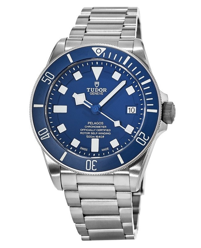 New Tudor Pelagos Blue Dial Automatic Titanium Men's Watch 25600TB