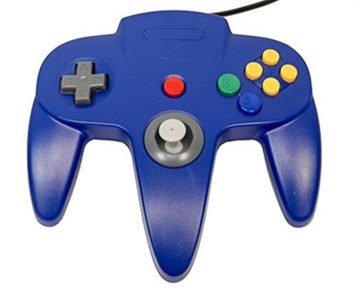 Nintendo N64 USB Controller For Windows/mac/linux Blue Computer Equipment Comput