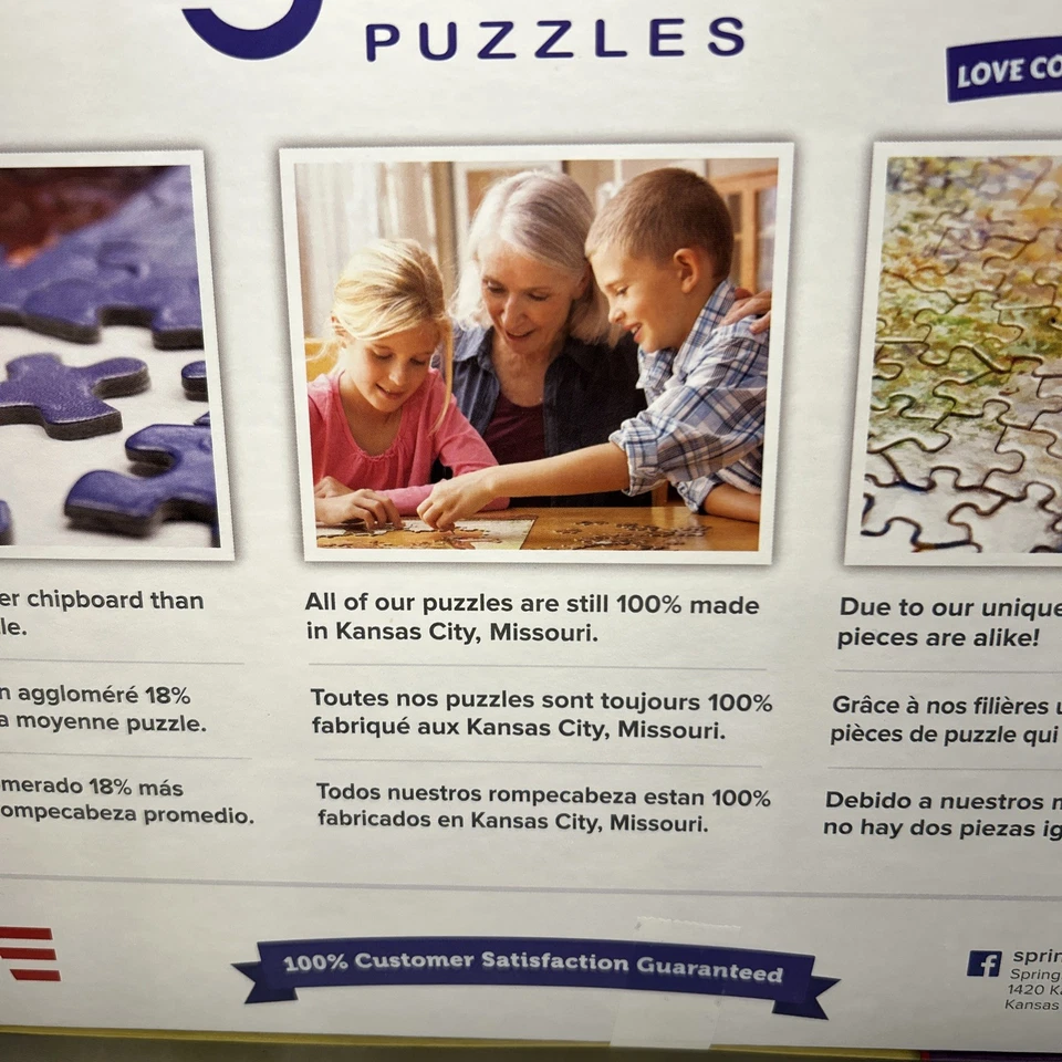 Paris Sunset 350 Piece Jigsaw Puzzle by Springbok Complete - Image 4 of 4