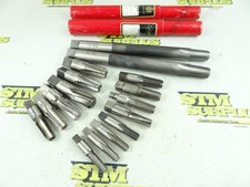 LOT OF 16 HSS PIPE TAPS & REAMERS 1/8"-27NPT TO 3/8"-18NPT REGAL