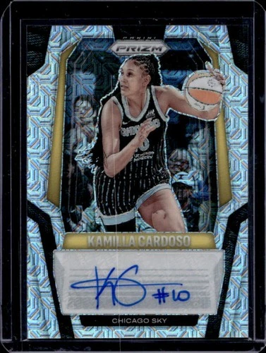 2025 Panini WNBA Prizm Kamilla Cardoso Signatures Mojo Auto Autograph #/25 Sky