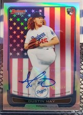 Dustin May 2020 Bowman's Best Rookie Decades Best Auto /99