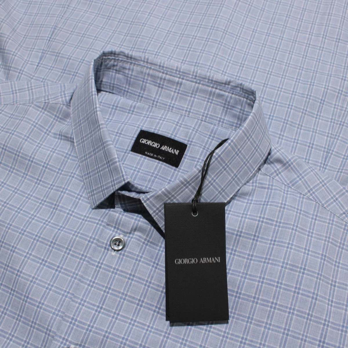 Giorgio Armani Plaid Dress Shirts for Men for sale | eBay