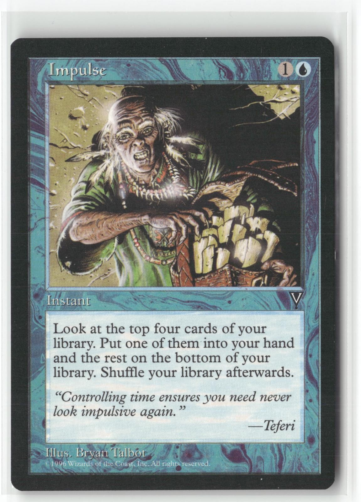 Impulse Common Visions Magic: The Gathering Lightly Played