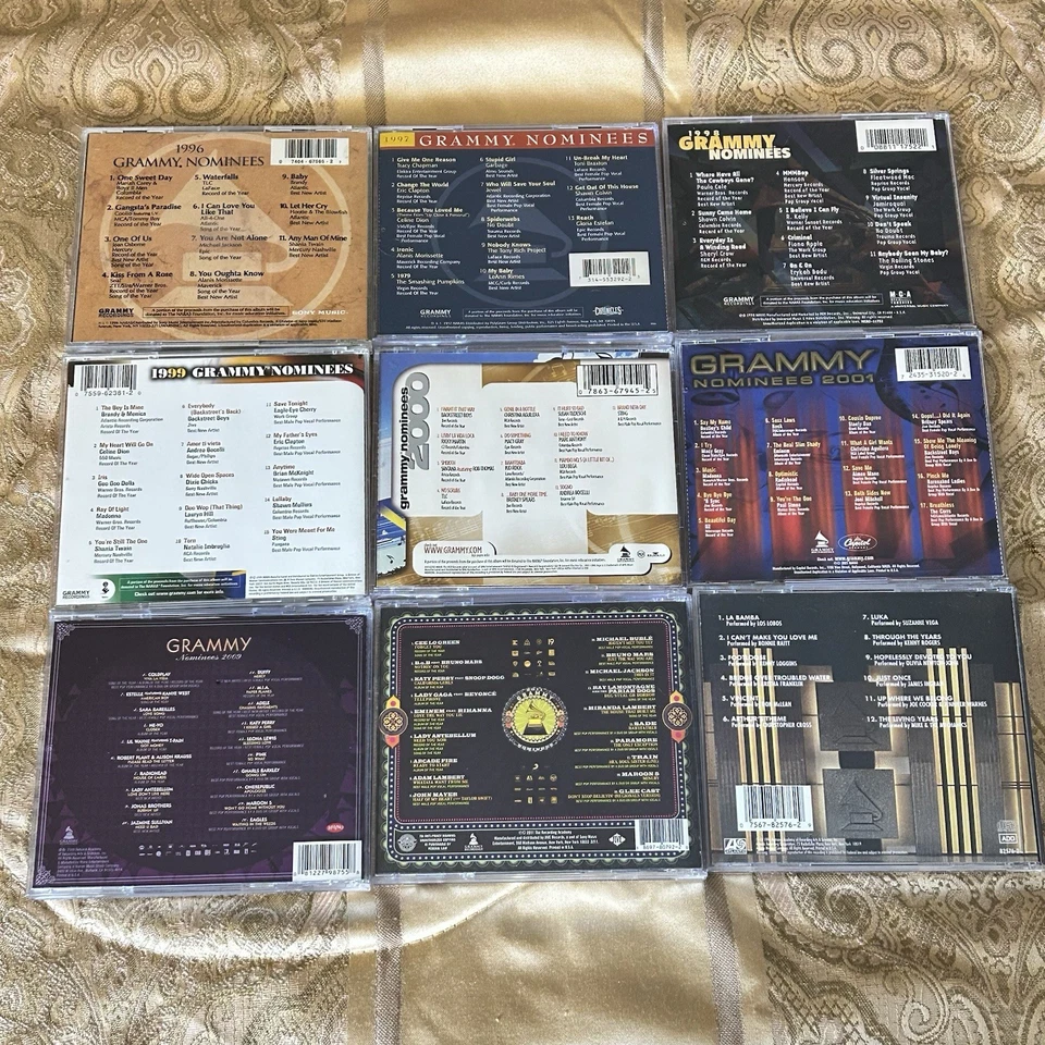 LOT OF 9: GRAMMY NOMINEES GREATEST CDs: 1996-1999, 2000, 2001, 2009, 2011, Vol.3 - Image 2 of 4
