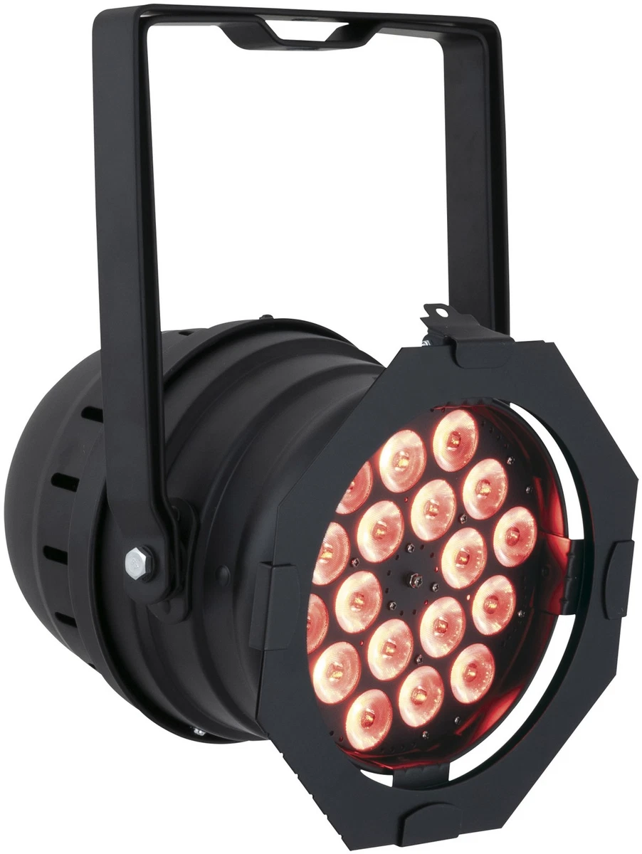 SHOWTEC LED Par 64 Short Q4-18 18x 8 W RGBW LED Par - schwarz
