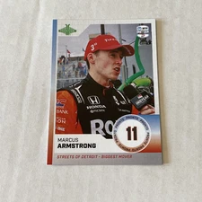 2024 Parkside NTT Indy Car Racing Week 8 PRONTO Card MARCUS ARMSTRONG 53