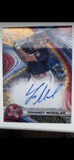 2024 Bowman's Best Best of 2024 Autographs Yohandy Morales Gold /50