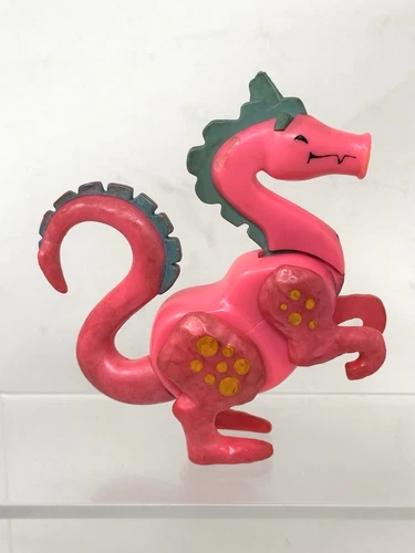 Fisher Price Little People Pink Dragon VTG 1974 Figure Royal Castle ONLY ONE EAR