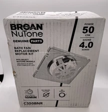 Genuine Broan-NuTone C350BNR Replacement Motor/Wheel for 50 CFM Bathroom Fans