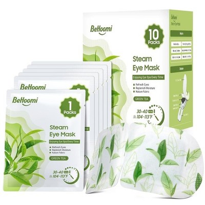 Self Heating Eye Mask Disposable Warm Compress Relaxation Travel Gift Women New