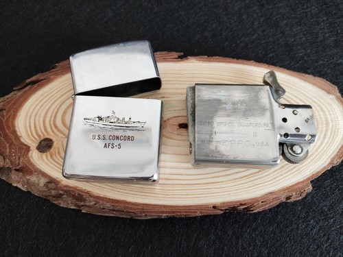 Lighter ZIPPO.Zippo Military.Zippo U.S.S. Concord AFS-5.Combat stores ship.1987. - Picture 3 of 17