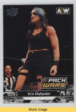 2023 AEW All Elite Wrestling Silver Foil Pack Wars Kris Statlander #5 READ g0d