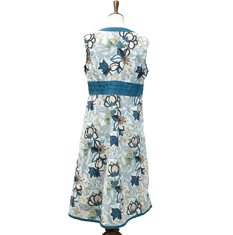 Croft And Barrow Babydoll Sundress Womens Sz 18 Floral Fairycore Cottagecore Y2K - Image 2 of 4