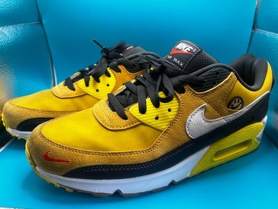 Nike Air Max 90  Smiley / Go The Extra Smile  Yellow Black Men s US 12 DQ5848-70