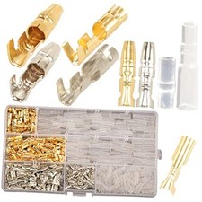 400PCS 3.9mm Bullet Connectors Male and Female, Brass Bullet Terminal 400pcs