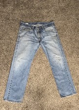 Levi's 505 Men's Cotton Jeans - Light Stonewash