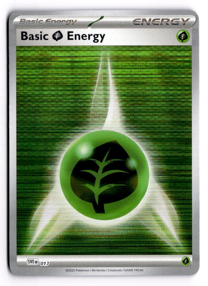 Basic Grass Energy - Reverse Holo SVE: Scarlet & Violet Energies 017
