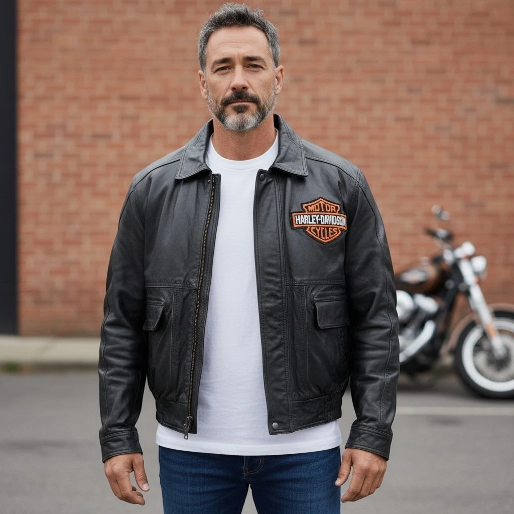 Harley Davidson Bomber Jacket In Men's Coats & Jackets for sale | eBay