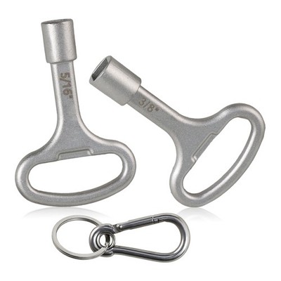 Durable 630 Stainless Steel Sillcock Keys Fit for 3/8'' and 5/16'' Valve New
