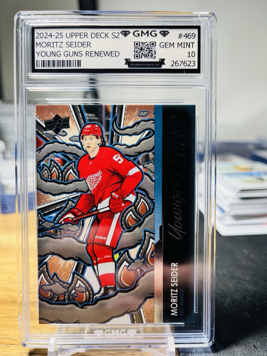 2024-25 Upper Deck Moritz Seider Young Guns Renewed GMG Graded 10