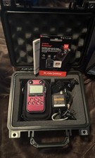 Sony PCM-M10 Bundle Linear PCM Digital Audio Recorder Red Tested Very Clean USA
