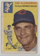1954 Topps Ted Kluszewski (White Back) #7 1a1f