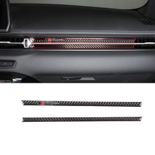 For Toyota Supra 2019 Soft Carbon Fiber Co-pilot Passenger Dash Sticker Trim