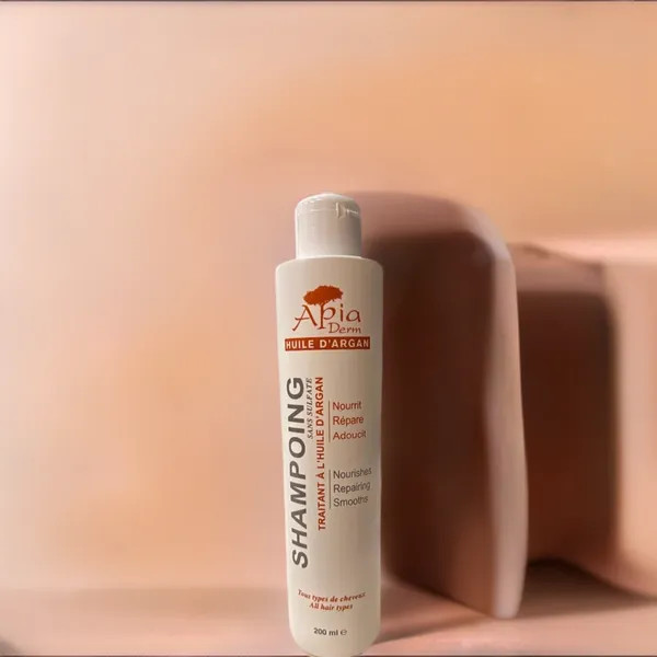 Argan Shampoo without Sulfates 200ml- Made in Morocco 🇲🇦
