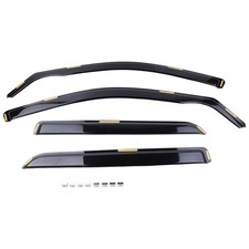 Dodge Durango 2011-2025 Window Rain Guards 4Pcs Black Plastic Wind Deflector