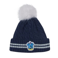 - Harry Potter - Pom Pom Beanie - Officially Licensed - Ravenclaw - Blue Grey