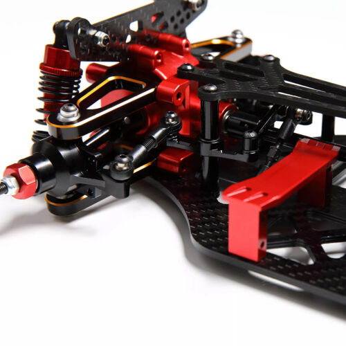 Aluminum Carbon Frame Chassis Upgrade Component for 1:10 TT01 Tamiya 1/10 RC Car - Picture 5 of 9