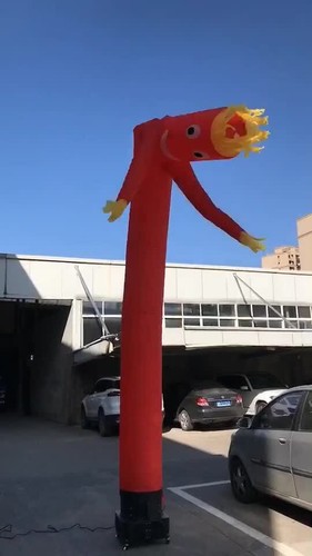 10/20ft Tube Man Inflatable Advertising Air Winder Dancer Dancing Puppet - Video 1 of 1