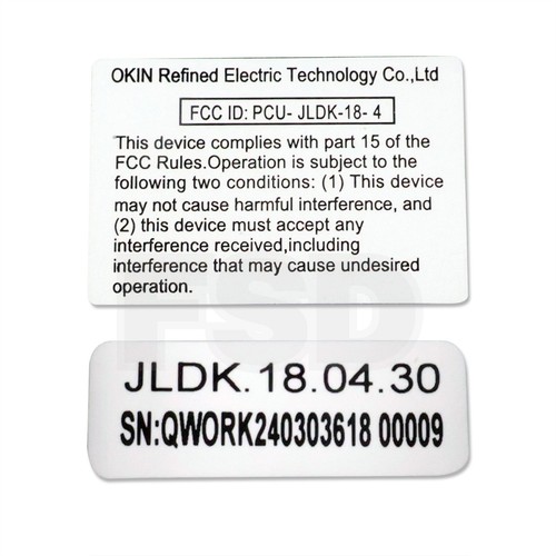Okin JLDK.18.04.30 Replacement Wireless Silver Remote for Adjustable Massage Bed - Picture 3 of 5