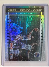 Stephen Curry 2021-22 Panini NBA Hoops - Lights Camera Action Winter #20.