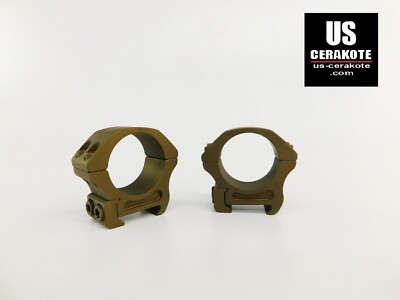 Vortex Pro Series 30mm Low Weaver Scope Rings Burnt Bronze PR30-L