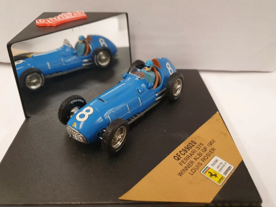 CUARTO 1:43 QFC99020 FERRARI 375 GP D'ALBI 1952 LOUIS ROSER Foto 2 de 4