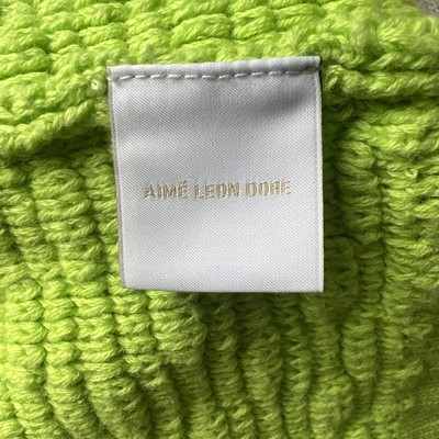 AIME LEON DORE Crochet Vest Sharp Green