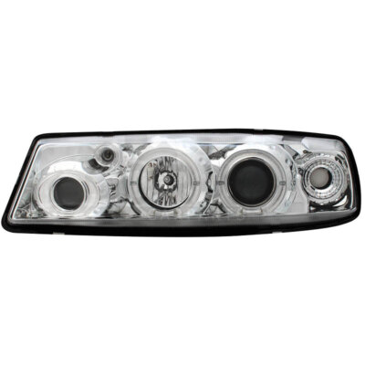 2 x Scheinwerfer LED Angel Eyes chrome für Opel Calibra A 85_ 2.0i