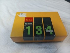 Kodak Instamatic 134 Vintage Flash Camera W/ 3 Flash Cubes, Box, Pamphlets