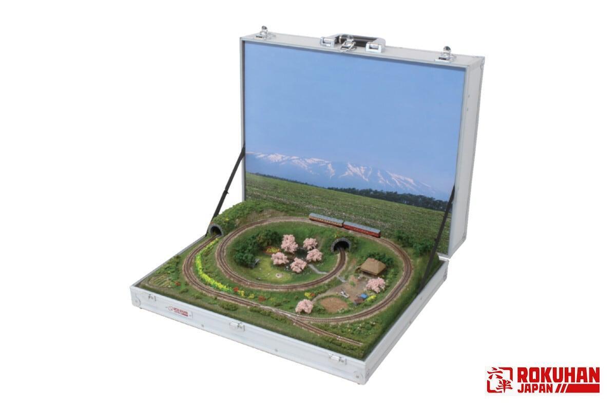 Rokuhan Z Gauge S072 Briefcase Layout Minimum Support Kit A Tunnel