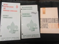 Commissioner Service Manual & Training Books  1960's      EBL
