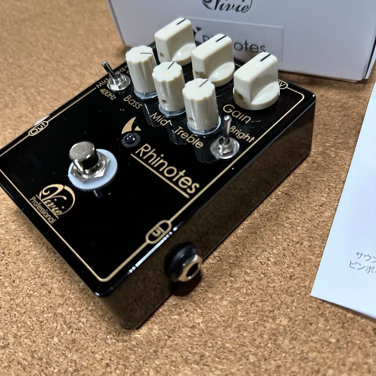 Vivie Rhinotes Bass Multi Overdrive Effect Black Early Model Vivie Rhinotes Bass Multi Overdrive Effect Black Early Model