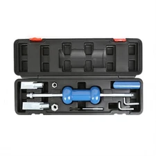 Auto Body Dent Repair Set 5 Lb Impact Malleable Steel Slide Hammer Dent Puller