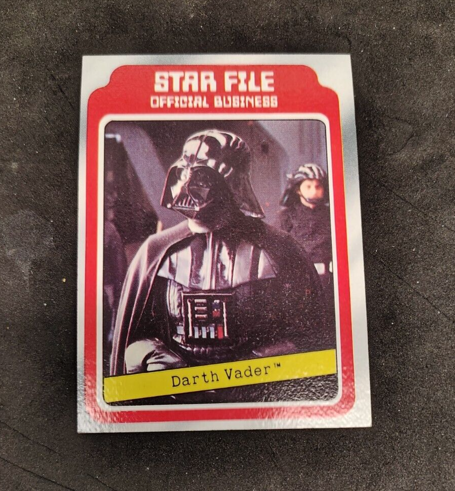 1980 Topps Star Wars Empire Strikes Back #10 series 1 Darth Vader star ...
