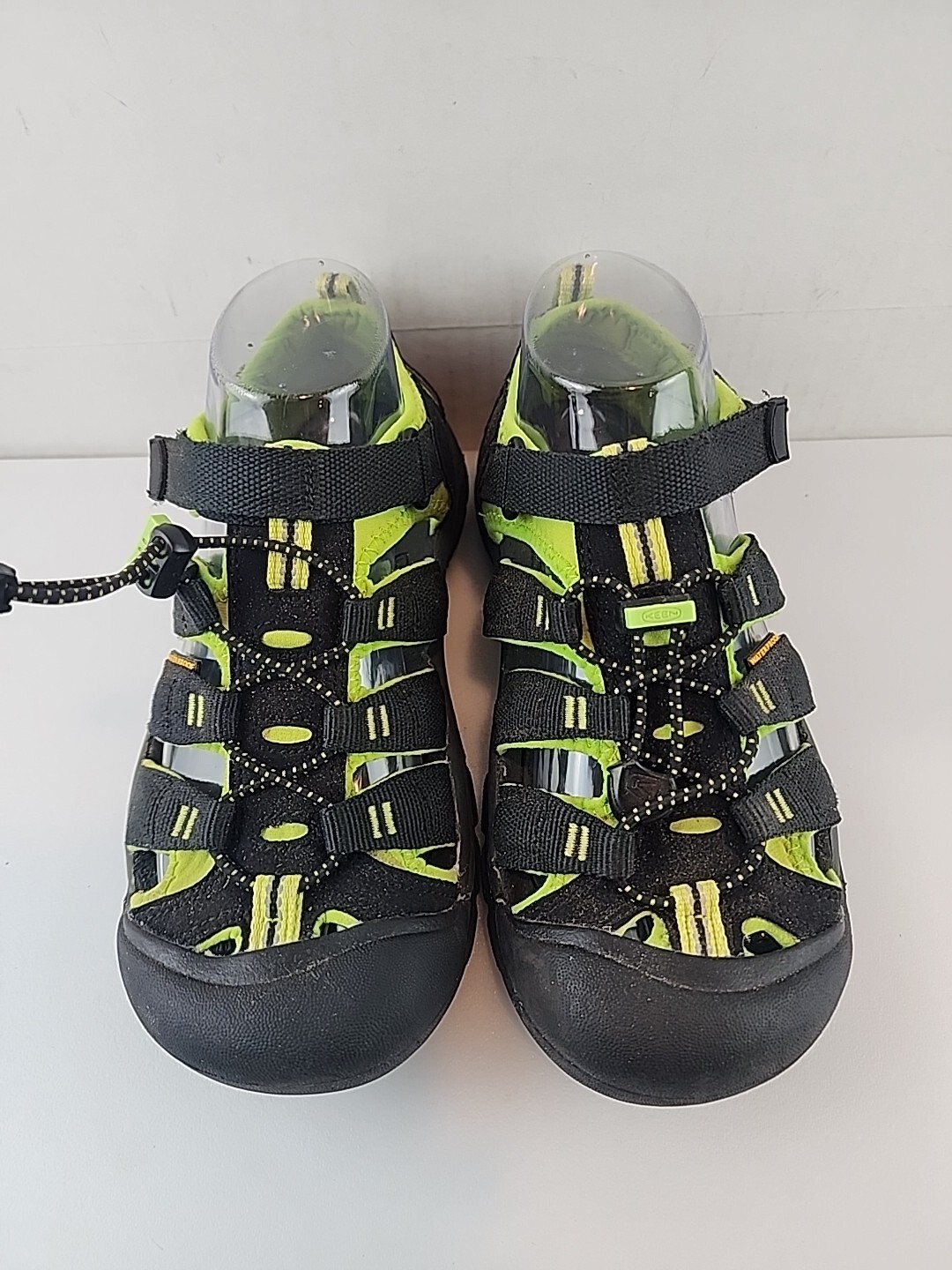Keen Shoes Sandali Nero Verde Neon Acqua Escursionismo Giovanile Taglia 5