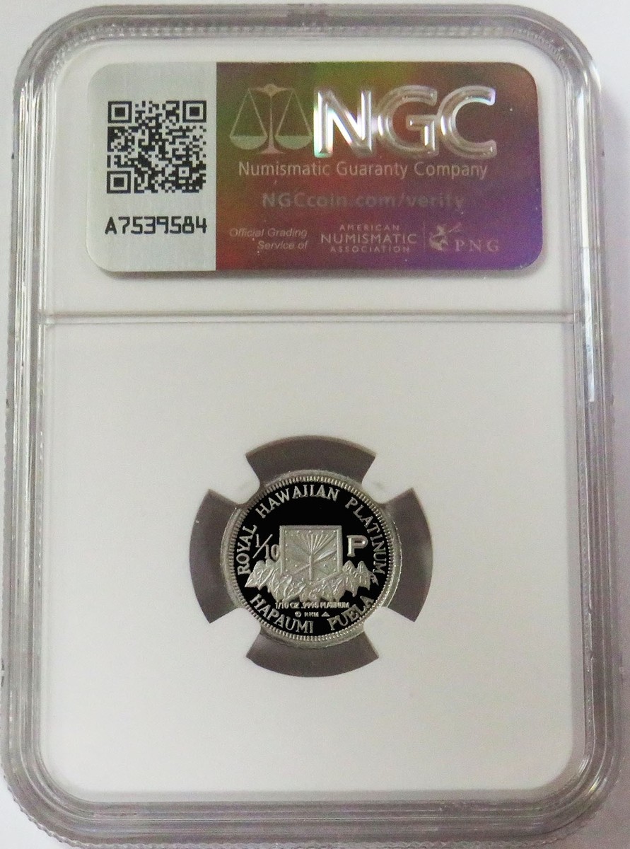 ハワイ銀貨KALAKAUAI KING OF HAWAII1996年 ハワイ銀貨KALAKAUAI KING OF HAWAII1996年