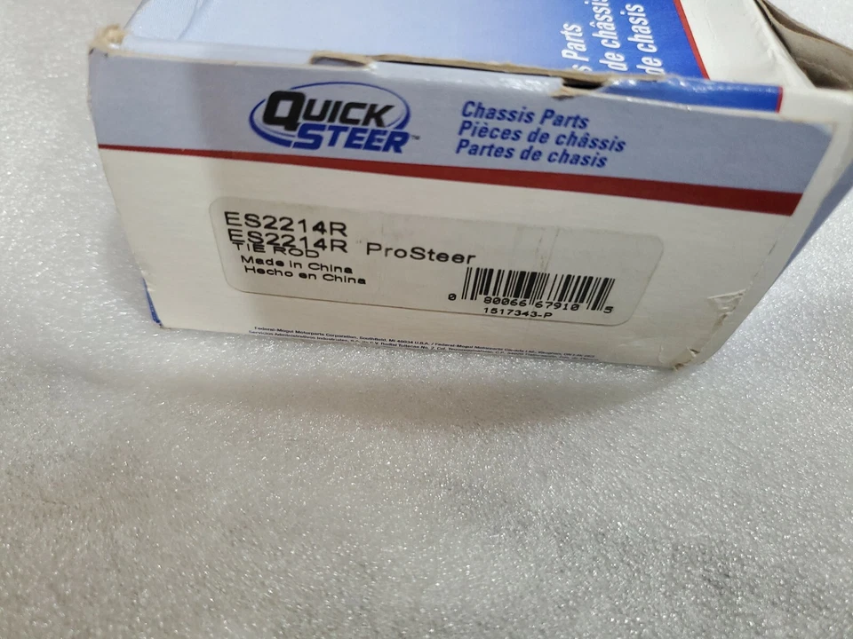 Extremo de varilla de amarre de dirección QuickSteer ES2214R para modelos seleccionados de Ford Mazda Foto 3 de 4